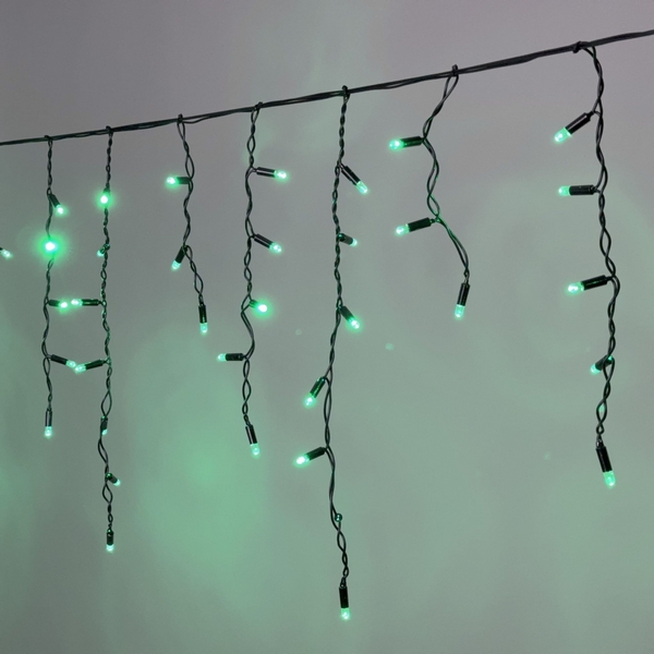 

Гирлянда Бахрома с колпачком 3,1 x 0,5 м зелёная 220В, 120 LED, провод черный ПВХ, IP65 Laitcom PIL120CAP-11-2G, Бахрома PIL120CAP-11-2G