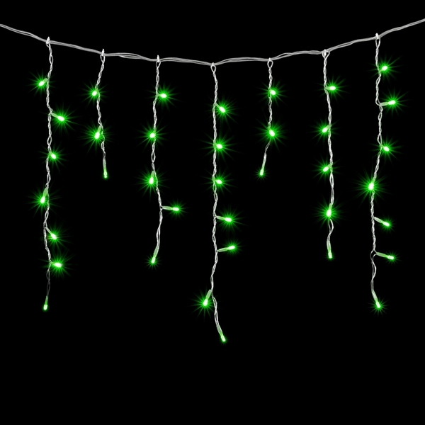 

Гирлянда Бахрома 3,1 x 0,5 м Зеленая 220В, 150 LED, Провод Прозрачный ПВХ, IP54 (Laitcom), Бахрома PIL150-10-2G