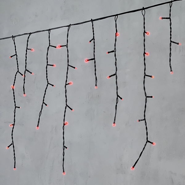 

Гирлянда Бахрома 4,9 x 0,5 м красная 220В, 240 LED, провод черный ПВХ, IP54 Laitcom PIL240-11-2R, Бахрома PIL240-11-2R