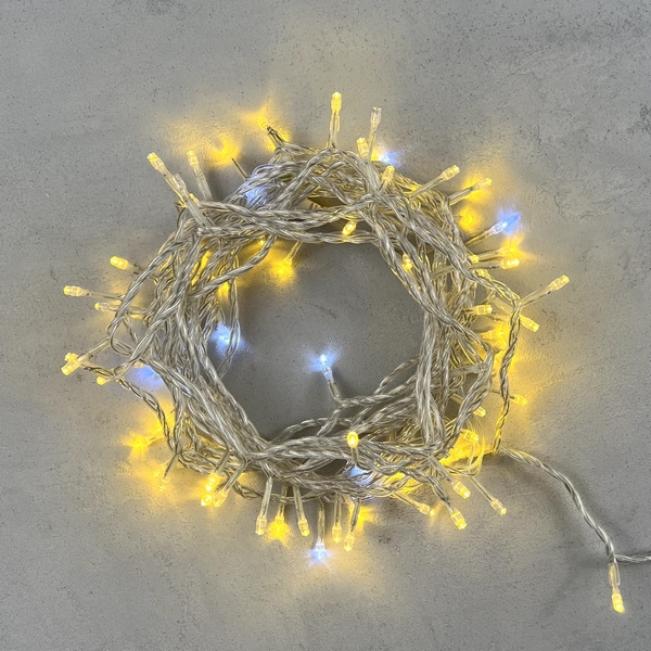 

Гирлянда Нить 10м золотой с мерцанием белого диода 24В, 100 LED, провод прозрачный ПВХ, IP54 Laitcom PST100BLW-10-1GL, Нить PST100BLW-10-1GL