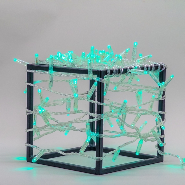 

Гирлянда Нить с колпачком 10м Аква 24В, 100 LED, провод прозрачный ПВХ, IP65 Laitcom PST100CAP-10-1A, Нить PST100CAP-10-1A