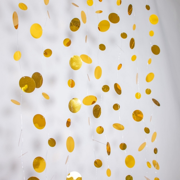 

Гирлянда Нить с Пайетками 3м, золотая Laitcom PTG-Gld-3.0m, Пайетки PTG-Gld-3.0m