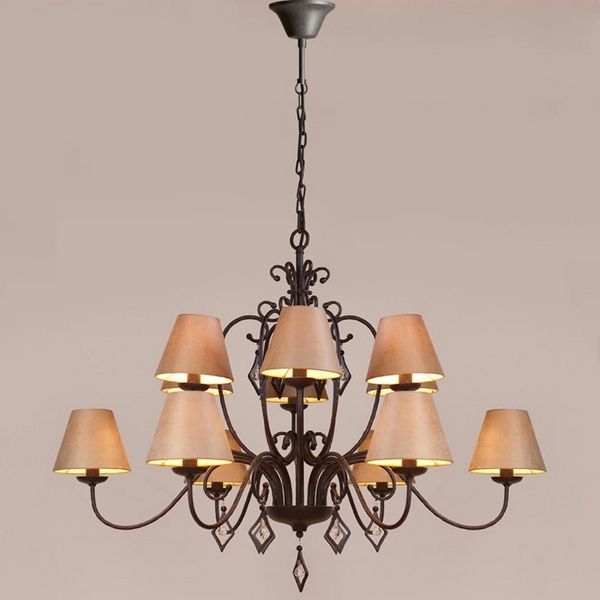 

Подвесная люстра кованая L'Arte Luce Capri L15012.37, Коричневый, Capri L15012.37