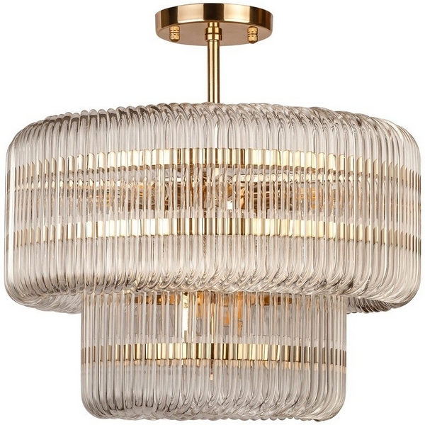 Изображение товара Потолочная люстра на штанге L'Arte Luce Alhombre 12 ламп модерн золото