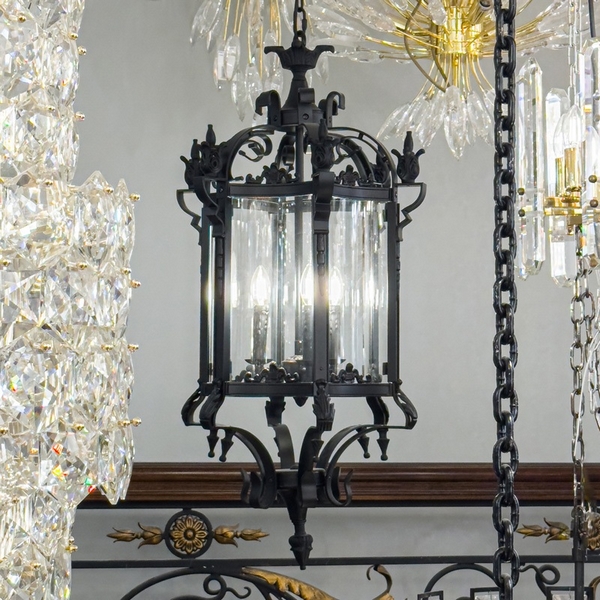 Изображение товара Подвесной светильник L'Arte Luce Salerno регулируемый классика стекло металл