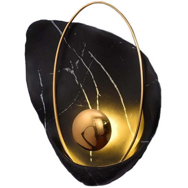 

Настенный светильник L'Arte Luce Pearl L39322.09, Черный, Pearl L39322.09