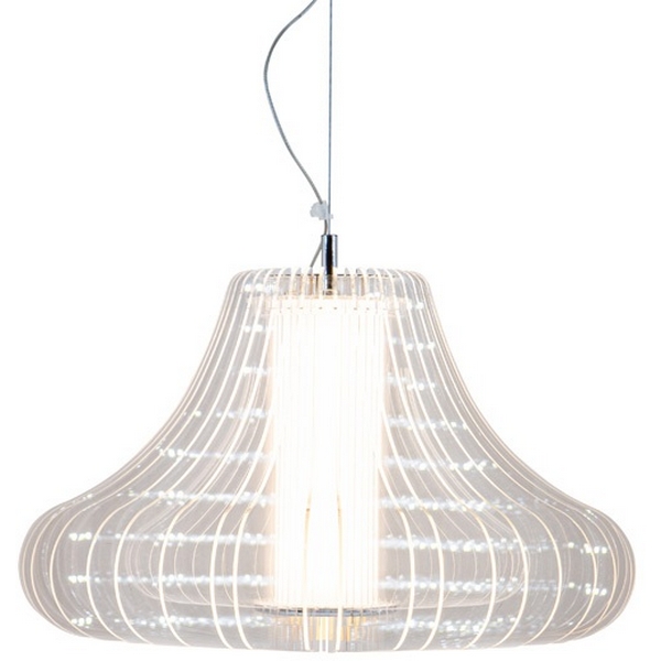 Изображение товара Подвесной светильник светодиодный Mercury L'Arte Luce стеклянный хром стиль модерн