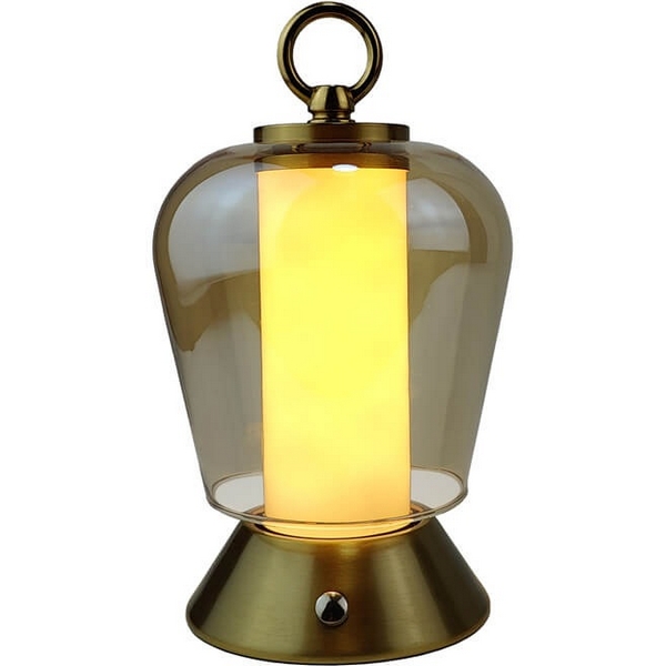 

Настольная лампа светодиодная с зарядкой от USB L'Arte Luce Campana L64833.70 bronze, Янтарный, Campana L64833.70