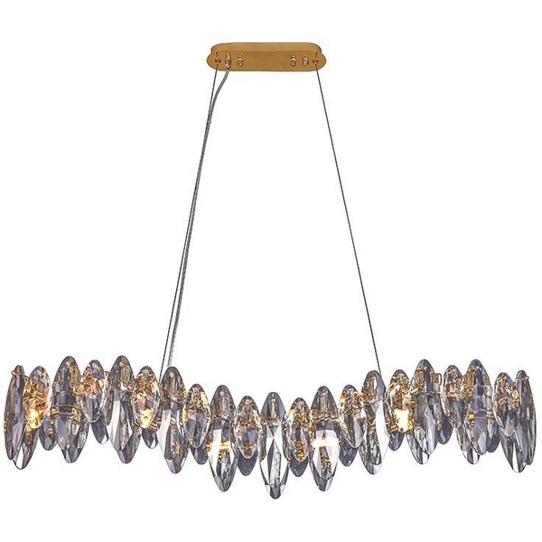 

Подвесной хрустальный светильник L'Arte Luce Stecciato L92406.92, Дымчатый, Stecciato L92406.92