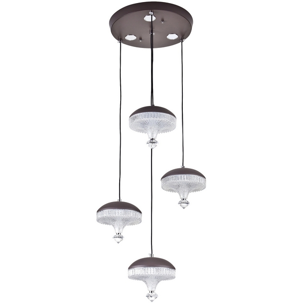 

Подвесной светильник светодиодный с регулировкой цветовой температуры LED4U LED4U 2067 coffee, Коричневый, LED4U 2067 coffee