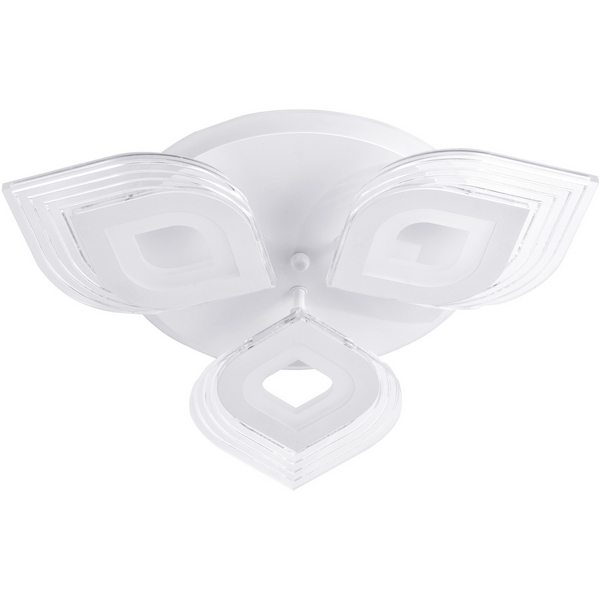 

Потолочная люстра светодиодная на штанге с пультом с регулировкой цветовой температуры и RGB LED4U LED4U 2728-3, Белый, LED4U 2728-3