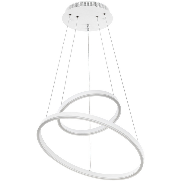 

Подвесной светильник светодиодный с пультом с регулировкой цветовой температуры и яркости LED4U LED4U 55000-2 WH, Белый, LED4U 55000-2 WH