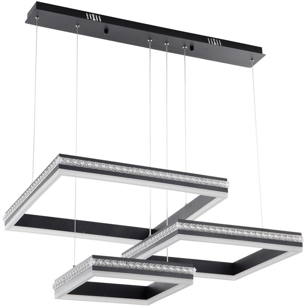 

Подвесной светильник светодиодный с регулировкой цветовой температуры LED4U LED4U 8596-500-400-300 BK, Черный, LED4U 8596-500-400-300 BK