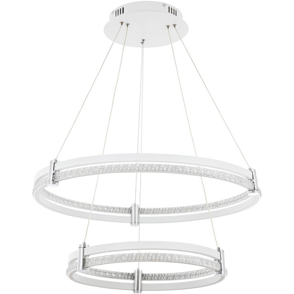 

Подвесной светильник светодиодный с регулировкой цветовой температуры LED4U 8620-600-400 WT, Белый, 8620-600-400 WT