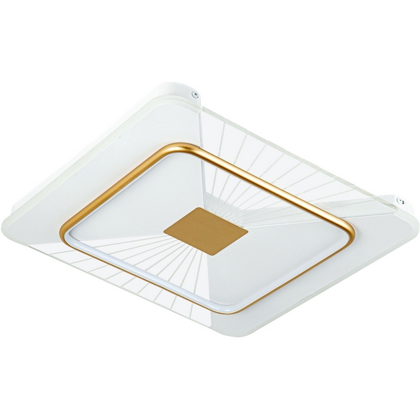 

Потолочный светильник светодиодный с пультом с регулировкой цветовой температуры и яркости LED4U LED4U L1024-500 WH-GD, Золото, LED4U L1024-500 WH-GD