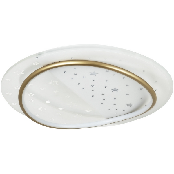 

Потолочный светильник светодиодный с пультом с регулировкой цветовой температуры LED4U LED4U L1036-480 GD, Золото, LED4U L1036-480 GD