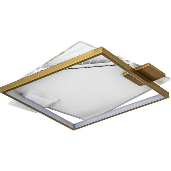 

Потолочный светильник светодиодный с пультом с регулировкой цветовой температуры LED4U LED4U L1039-500 GD, Золото, LED4U L1039-500 GD