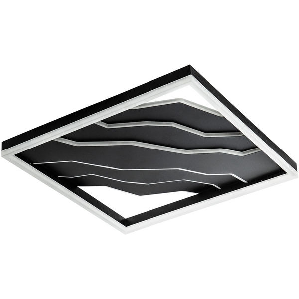 

Потолочный светильник светодиодный с пультом с регулировкой цветовой температуры и яркости LED4U LED4U L1054-500 BK, Черно-белый, LED4U L1054-500 BK