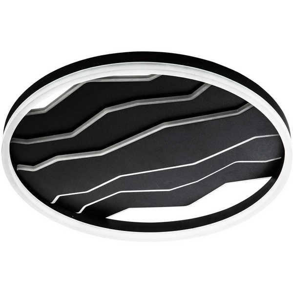 

Потолочный светильник светодиодный с пультом с регулировкой цветовой температуры и яркости LED4U LED4U L1055-500 BK, Черно-белый, LED4U L1055-500 BK