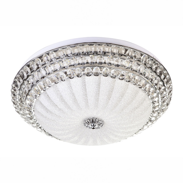 

Потолочный светильник светодиодный с пультом с регулировкой цветовой температуры и яркости LED4U LED4U L1101-750 CR, Хром, LED4U L1101-750 CR