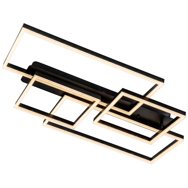 Изображение товара Потолочная светодиодная люстра LED4U L11046-4 BK с пультом и регулировкой цвета Изображение товара Потолочная светодиодная люстра LED4U L11046-4 BK с пультом и регулировкой цвета