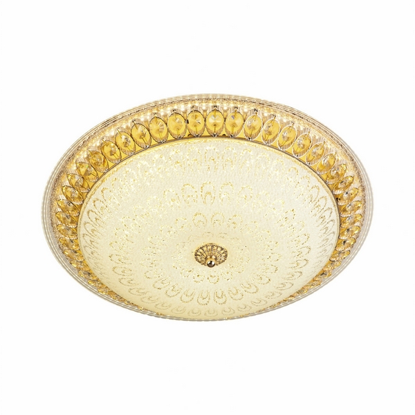 

Потолочный светильник светодиодный с пультом с регулировкой цветовой температуры и яркости LED4U LED4U L1109-600 GD, Золото, LED4U L1109-600 GD