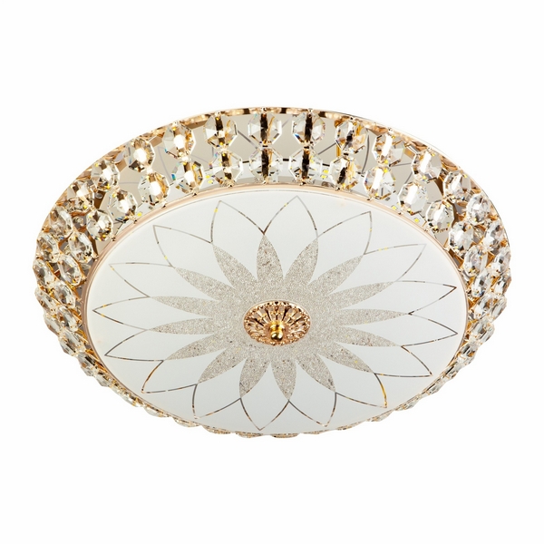 Изображение товара Потолочный светодиодный светильник LED4U L1111-600 GD с пультом регулировки