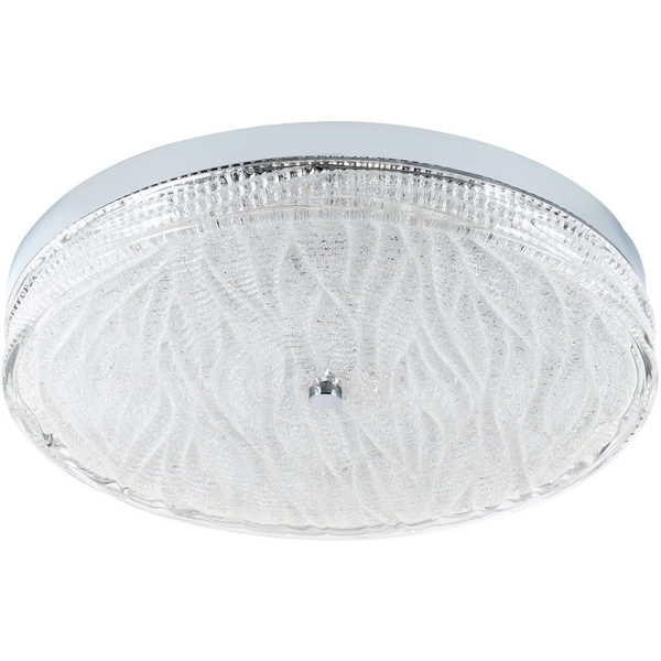 

Потолочный светильник светодиодный с пультом с регулировкой цветовой температуры и яркости LED4U LED4U L1117-500 CR, Хром, LED4U L1117-500 CR