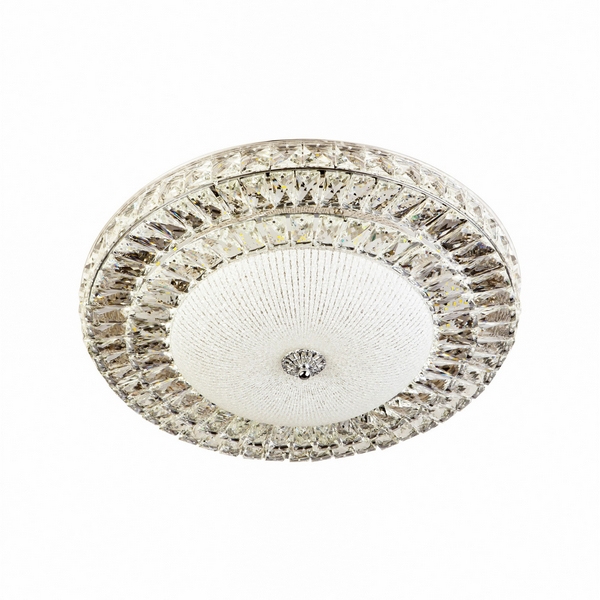 

Потолочный светильник светодиодный с пультом с регулировкой цветовой температуры и яркости LED4U LED4U L1146-500 CR, Хром, LED4U L1146-500 CR