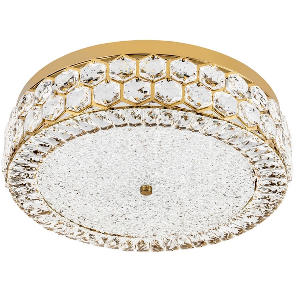 

Потолочный светильник светодиодный хрустальный с пультом с регулировкой цветовой температуры LED4U LED4U L1181-500 BS, Латунь, LED4U L1181-500 BS