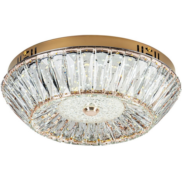 

Потолочный светильник светодиодный с пультом с регулировкой цветовой температуры LED4U LED4U L1190-400 GD, Золото, LED4U L1190-400 GD