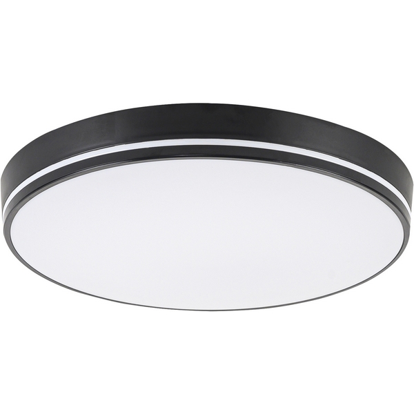 

Потолочный светильник светодиодный с пультом с регулировкой цветовой температуры и яркости LED4U LED4U L3034-380 BK, Черно-белый, LED4U L3034-380 BK