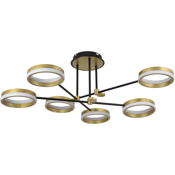 Изображение товара Потолочная светодиодная люстра LED4U L3102-3 с пультом регулировки