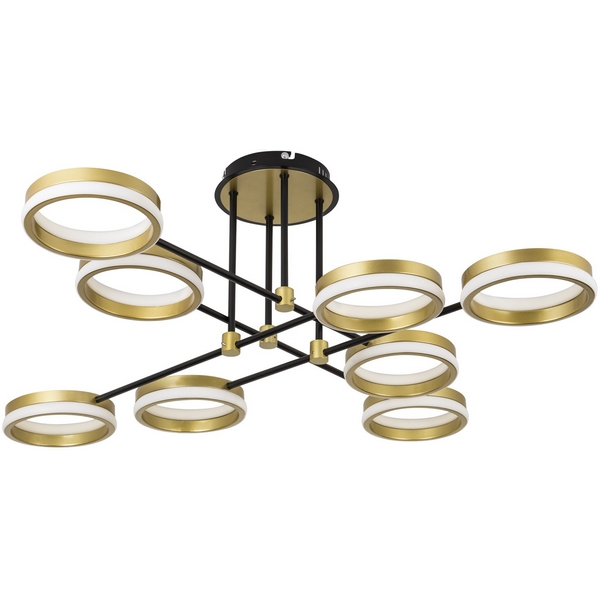 

Потолочная люстра светодиодная на штанге с пультом с регулировкой цветовой температуры LED4U LED4U L3102-4, Золото, LED4U L3102-4