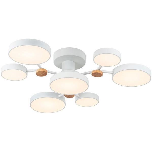 Изображение товара Современная светодиодная потолочная люстра с пультом регулировки яркости и температуры