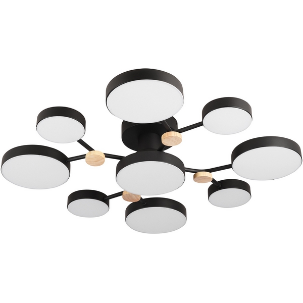 Изображение товара Потолочная светодиодная люстра с пультом LED4U L3201-780 BK