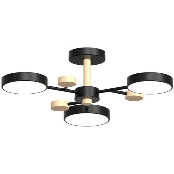 

Потолочная люстра светодиодная на штанге LED4U LED4U L3203-620 BK, Черный, LED4U L3203-620 BK