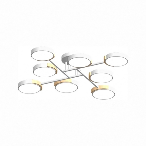 

Потолочная люстра светодиодная на штанге LED4U LED4U L3212-840 WH, Белый, LED4U L3212-840 WH