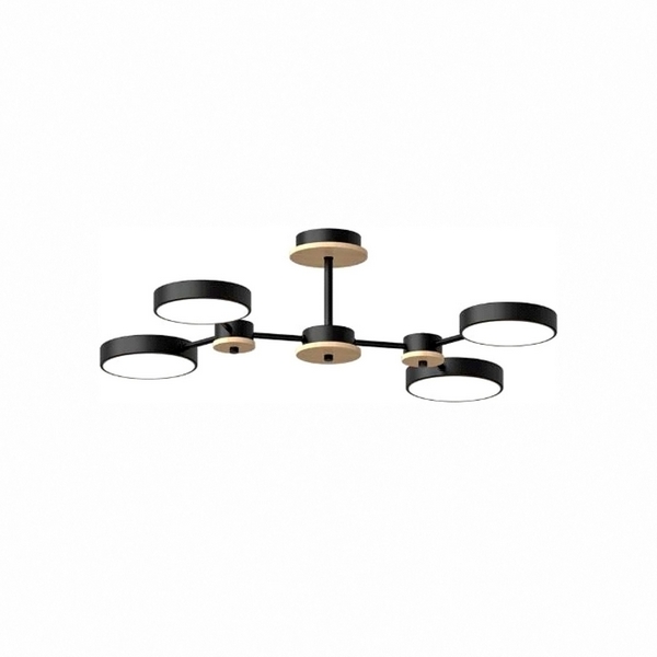 

Потолочная люстра светодиодная на штанге LED4U LED4U L3215-630 BK, Черный, LED4U L3215-630 BK