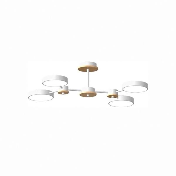 

Потолочная люстра светодиодная на штанге LED4U LED4U L3215-630 WH, Белый, LED4U L3215-630 WH