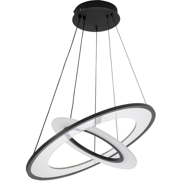 

Подвесной светильник светодиодный с регулировкой цветовой температуры LED4U LED4U L5050-60-40 BK, Черный, LED4U L5050-60-40 BK