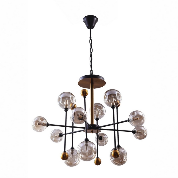 

Подвесная люстра с регулировкой цветовой температуры LED4U LED4U L6157-12, Бронза, LED4U L6157-12