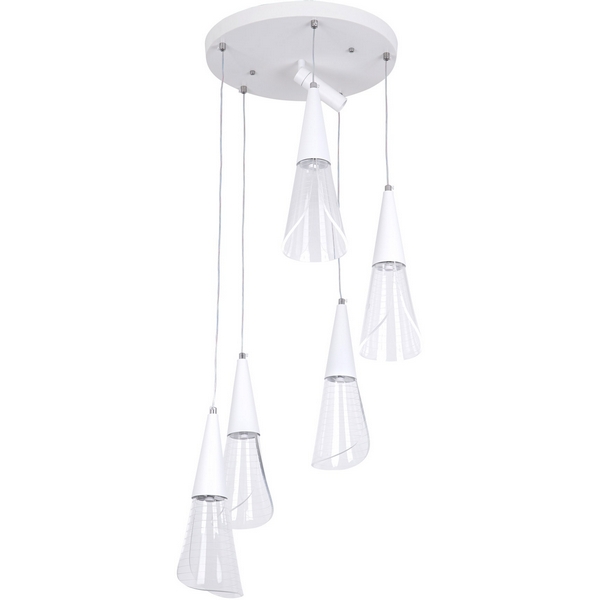 

Подвесной светильник светодиодный с регулировкой цветовой температуры LED4U LED4U L7106-6 WТ, Белый, LED4U L7106-6 WТ