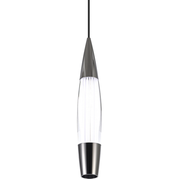 Изображение товара Подвесной светильник LED4U L7123-1 CR-BK светодиодный модерн для натяжных потолков