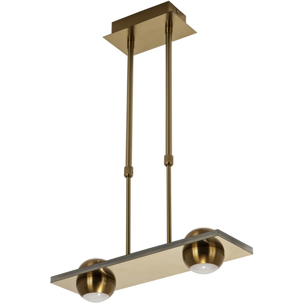 

Подвесной светильник светодиодный с регулировкой цветовой температуры LED4U LED4U L7515-5 AB, Бронза, LED4U L7515-5 AB