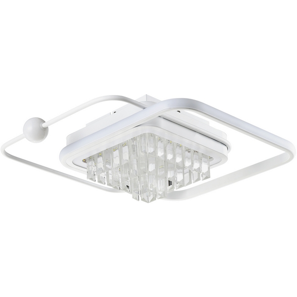 Изображение товара Светодиодный потолочный светильник с хрусталем и пультом LED4U L8022-450 WT