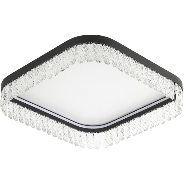 

Потолочный светильник светодиодный хрустальный с пультом с регулировкой цветовой температуры и яркости LED4U LED4U L8031-500 BK, Черный, LED4U L8031-500 BK