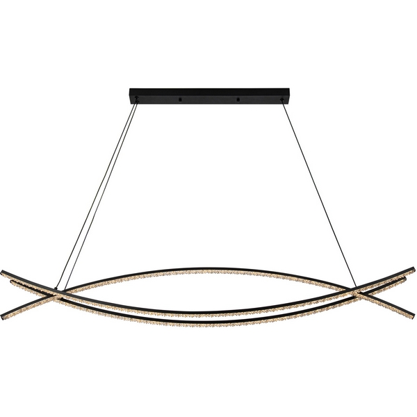 

Подвесной светильник светодиодный с регулировкой цветовой температуры LED4U LED4U L8630-1200 BK, Черный, LED4U L8630-1200 BK