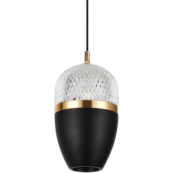 

Подвесной светильник светодиодный LED4U LED4U L8754-1 BK, Черный, LED4U L8754-1 BK