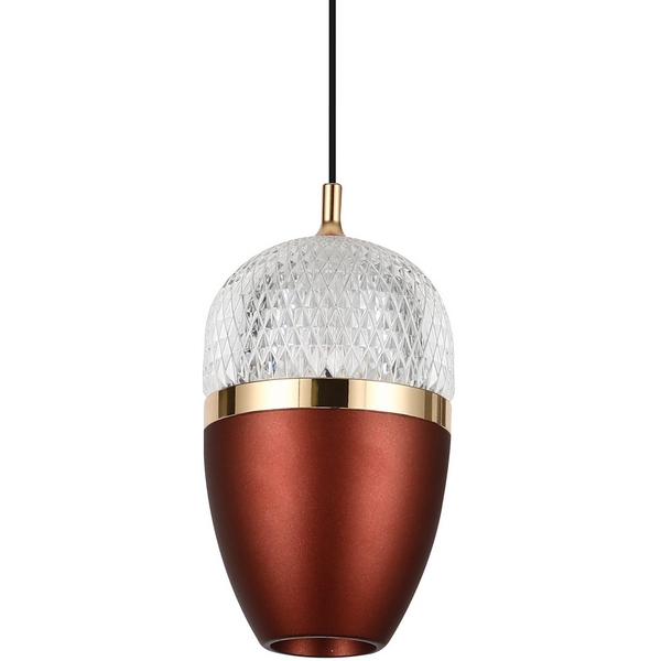 

Подвесной светильник светодиодный LED4U LED4U L8754-1 BR, Коричневый, LED4U L8754-1 BR